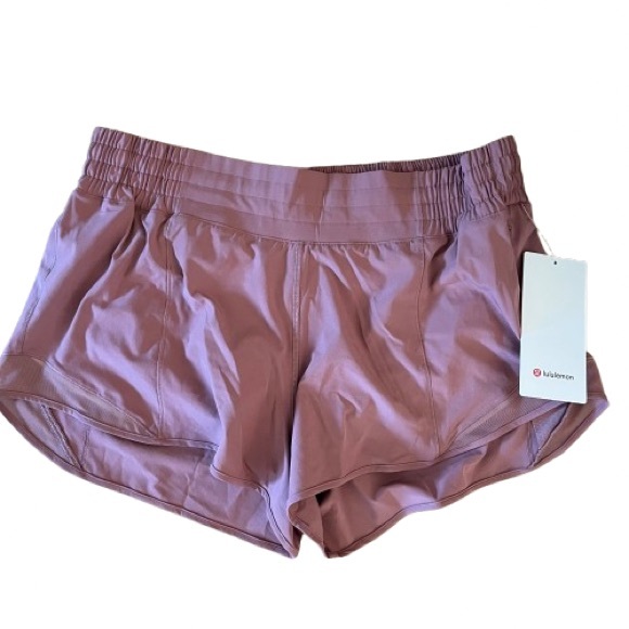Lululemon Hotty Hot High Rise Lined Short 2.5” 12  Red Clay NWT - Picture 8 of 10